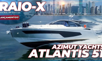 LANCHA AZIMUT ATLANTIS 51 COM MOTORES VOLVO PENTA D8 IPS 800 - Raio-X | Bombarco